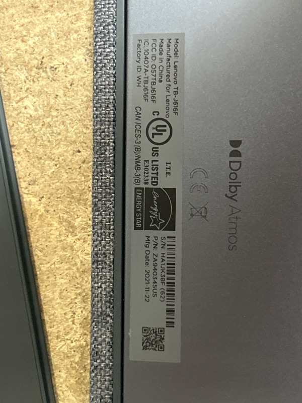 Photo 1 of * PARTS ONLY*   Lenovo - Tab P11 Plus - Tablet - 11" 2K Display - MediaTek Helio G90T Processor - 6GB Memory - 128GB Storage - Dolby Atmos - Android 11 - WiFi & Bluet

