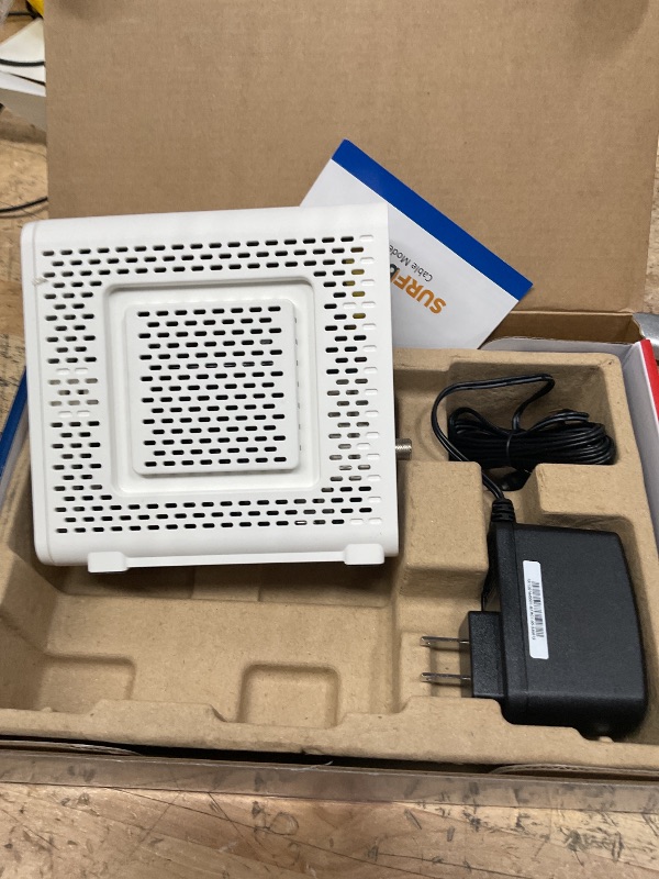 Photo 1 of ARRIS (SB8200) - Cable Modem - Fast DOCSIS 3.1 32x8 Gigabit Cable Modem , Approved for Comcast Xfinity, Cox, Charter Spectrum, & more | 1 Gbps Max Internet Speed, 4 OFDM Channels