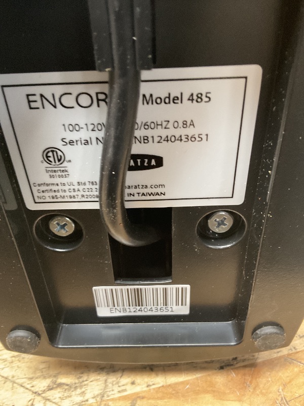 Photo 1 of Baratza Encore Coffee Grinder ZCG485BLK, Black
