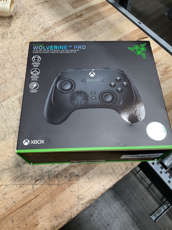 Photo 1 of Razer Wolverine V3 Pro Wireless Gaming Controller: Licensed for Xbox Series X|S, Xbox One, Windows PC - 6 Remappable Buttons - Fast Triggers - Customizable Thumbsticks - Wired Tournament Mode - Black
