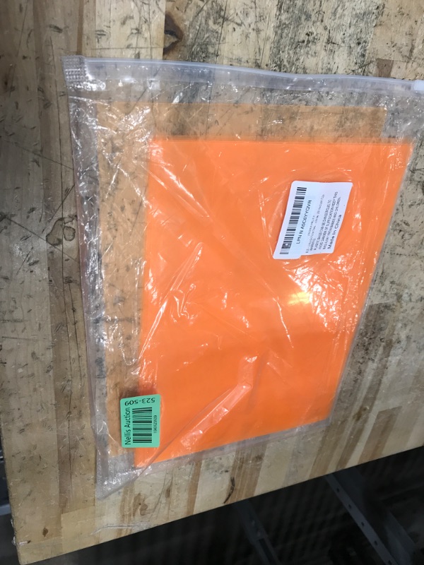 Photo 1 of 10 Pack Gel Light Filter Transparency Color Film Plastic Sheets Colored Overlays Correction Gels Filter for Lamp, Headlight, Photo Studio Strobe, LED, Headlight Film (Orange)