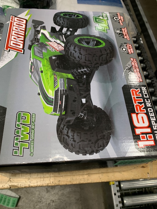 Photo 1 of RACENT RC Truck 1:16 4x4 All Terrain RC Car 40KPH High Speed Remote Control Cars for Boys, Off-Road Monster Truck with 2.4Ghz Radio Control, 2 Batteries, Gifts for Kids Adults