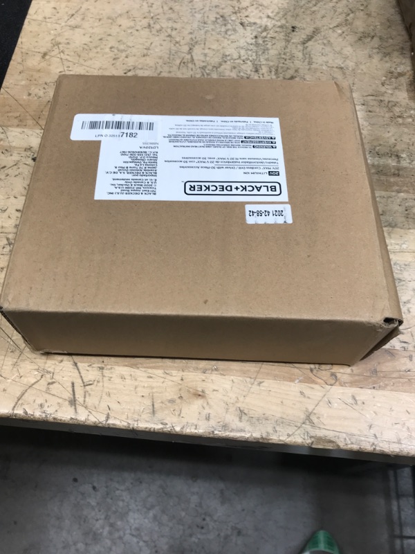 Photo 1 of BLACK+DECKER 20V MAX POWERECONNECT Cordless Drill/Driver + 30 Piece Bits and Drivers Kit (LD120VA)