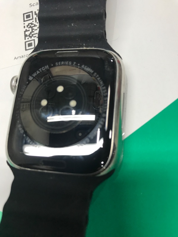 Photo 1 of Apple Watch Ultra [GPS + Cellular 49mm] Titanium Case with Midnight Ocean Band, One Size (Renewed Premium)