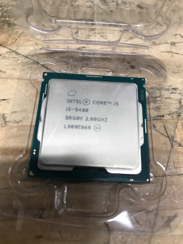 Photo 1 of Intel Core i5-9400 Desktop Processor 6 Cores 2. 90 GHz up to 4. 10 GHz Turbo LGA1151 300 Series 65W Processors BX80684I59400