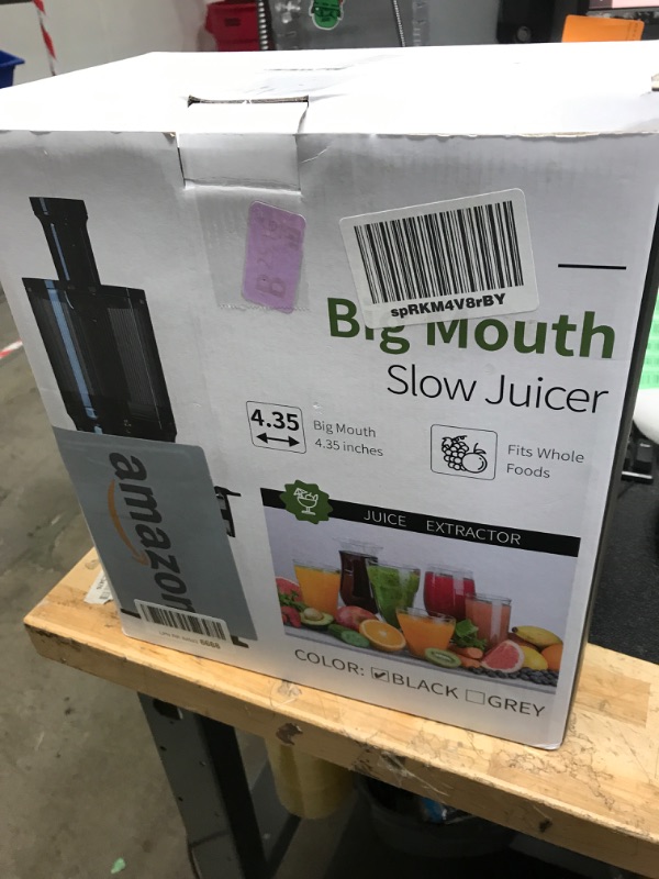 Photo 1 of Juicer Machines, ECOSELF Cold Press Juicer with 4.35" Large Feed Chute Fit Whole Fruits & Vegetables, Juicer Machine Self Feeding Effortless for Batch Juicing, High Juice Yield, Easy to Clean.0.


