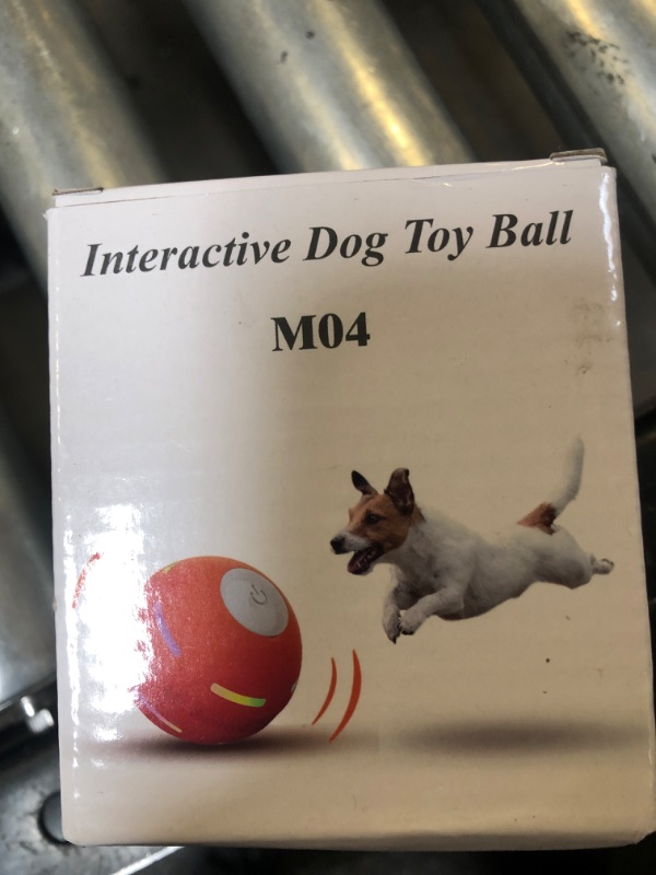 Photo 1 of PetDroid Interactive Dog Toys Dog Ball,[2025 Newly Upgraded] Durable Motion Activated Automatic Rolling Ball Toys for/Small/Medium/Large Dogs,USB Rechargeable (Orange)
