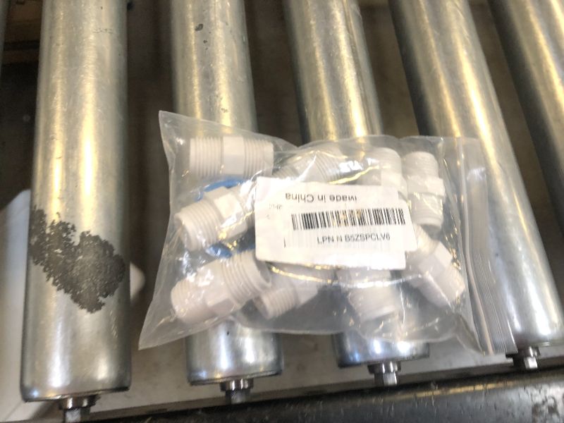 Photo 1 of HayEastdor 12PCS 1/2 Inch PVC Pipe Fittings Nipple G1/2 X G1/2 Male to Male Thread Coupling Adapter Connector HE023-1/2
