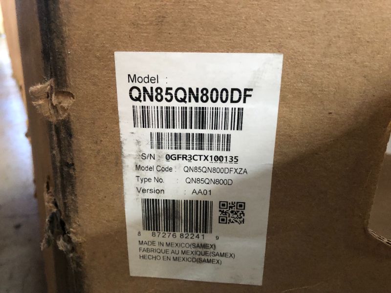 Photo 1 of -PARTS ONLY- Samsung 85" Class Neo QLED 8K QN800D
