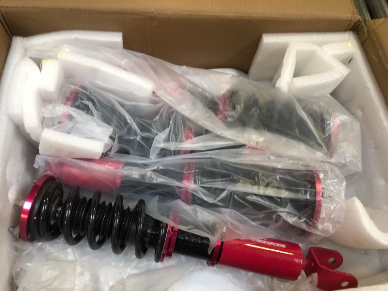 Photo 1 of maXpeedingrods Coilovers for Honda Accord VIII Sedan/Coupe 2008-2012, for Acura TSX 2008-2014, Adjustable Height Coilovers Suspension Kit, Spring Shock Absorber, Lowering Kit Red
