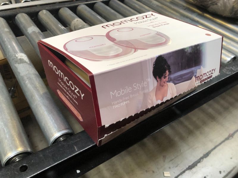 Photo 1 of Momcozy Breast Pump Hands Free Mobile Style | M6, Wearable Breastfeeding Pump Ideal Rhythm for More Milk, DoubleFit Flange More Fit & Discreet with 3 Modes & 9 Levels, 24mm - 2 Pack Cozy Red