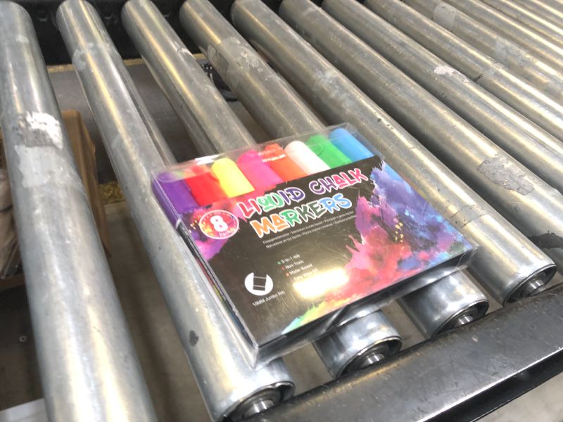 Photo 1 of Window Chalk Markers for Cars Washable: 8 Colors Jumbo Liquid Chalk Marker with 10mm Thick Tips, Big Chalkboard Markers, Car Window Paint Markers Pen for Glass, Auto, Bistro, Mirror, Poster, Business