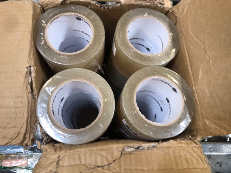 Photo 1 of TarpsNow ® Heavy-Duty Vinyl Gym Floor Clear Seaming Cover Tape, 3" X 36 Yard - Great for Wrestling, Grappling, Exercise, and Gymnastics Floor - Clear, (16 Rolls Per Case)