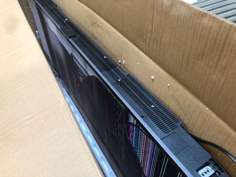 Photo 1 of -PARTS ONLY- Roku Smart TV – 75-Inch Plus Series 4K QLED RokuTV with Roku Voice Remote Pro, Dolby Vision, Striking 4K Resolution, Automatic Brightness, & Seamless Streaming – Live Local News & Sports