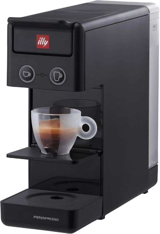 Photo 1 of Illy Y3.3 Espresso Machine, Single Serve Coffee Machine for IperEspresso Capsules, Single Cup Espresso Maker (Black)