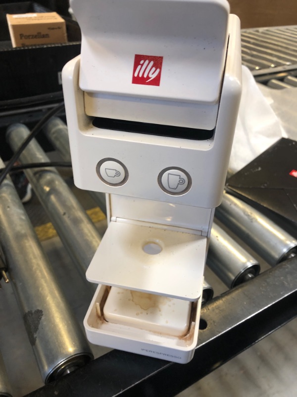 Photo 1 of Illy Y3.3 Espresso Machine, Single Serve Coffee Machine for IperEspresso Capsules, Single Cup Espresso Maker (WHITE)
