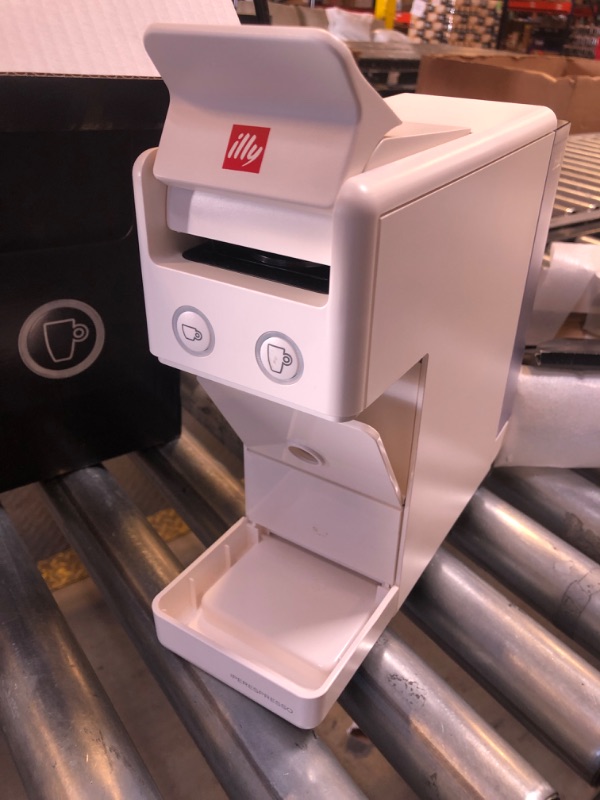 Photo 1 of Illy Y3.3 Espresso Machine, Single Serve Coffee Machine for IperEspresso Capsules, Single Cup Espresso Maker (WHITE)
