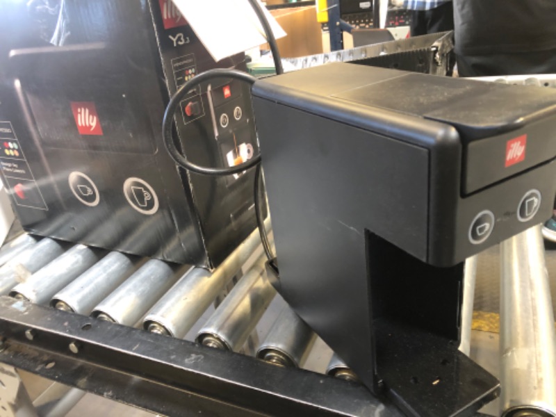 Photo 1 of Illy Y3.3 Espresso Machine, Single Serve Coffee Machine for IperEspresso Capsules, Single Cup Espresso Maker (BLACK)

