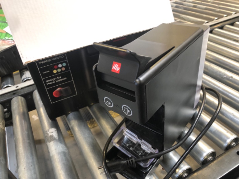 Photo 1 of Illy Y3.3 Espresso Machine, Single Serve Coffee Machine for IperEspresso Capsules, Single Cup Espresso Maker (BLACK)
