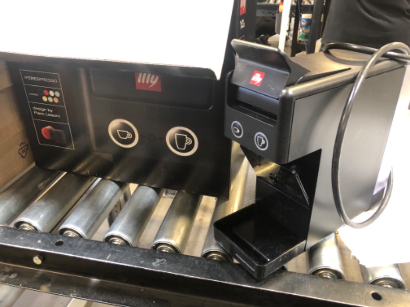 Photo 1 of Illy Y3.3 Espresso Machine, Single Serve Coffee Machine for IperEspresso Capsules, Single Cup Espresso Maker (BLACK)
