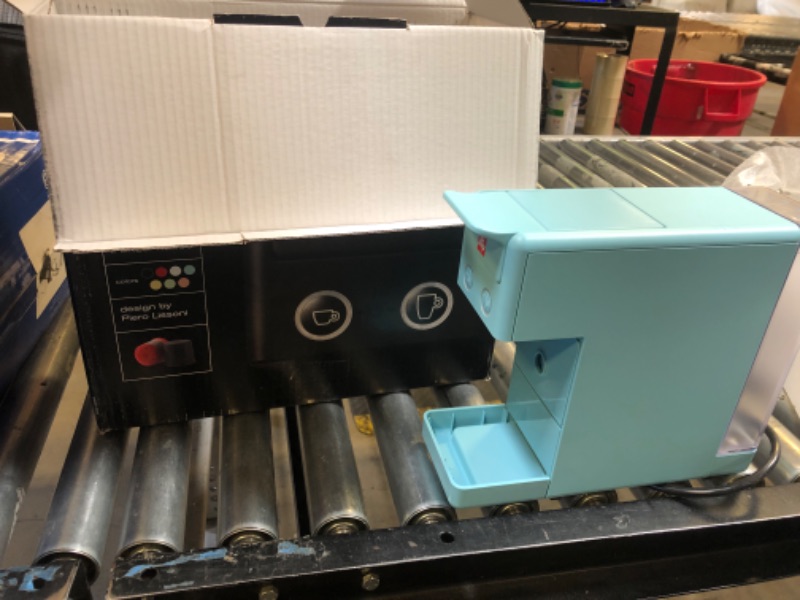Photo 1 of Illy Y3.3 Espresso Machine, Single Serve Coffee Machine for IperEspresso Capsules, Single Cup Espresso Maker (Amalfi Blue)
