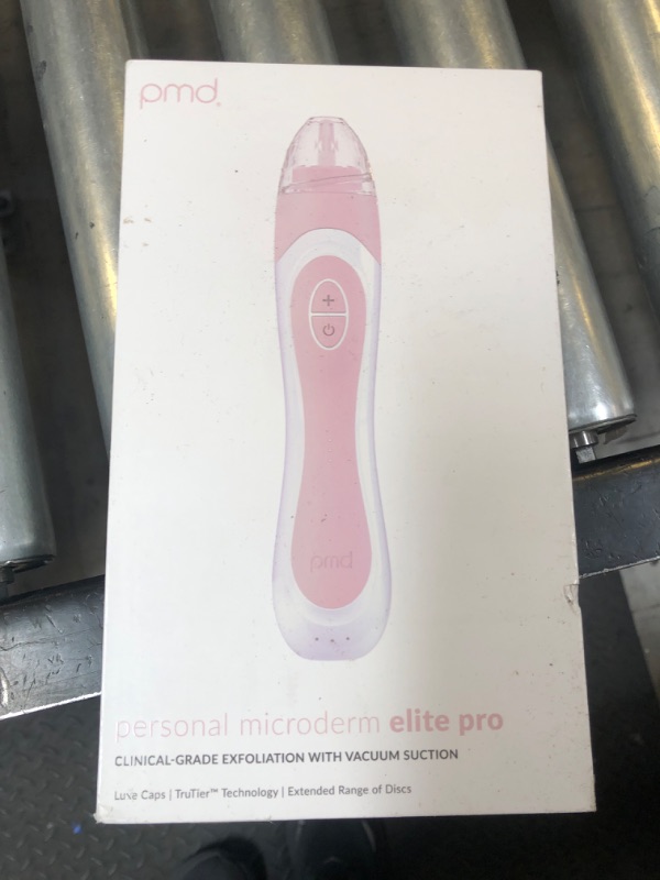 Photo 1 of PMD Beauty Personal Microderm Elite Pro-At-Home Microdermabrasion Machine with Kit for Face and Body-Exfoliating Crystals and Vacuum Suction for Fresh and Radiant Skin-Three Speed and Suction Options