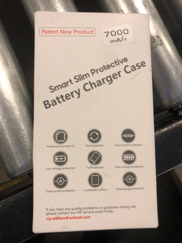 Photo 1 of Battery Case for iPhone 13/13 Pro/14/14 Pro, Charging Case with Stand 7000mAh Rechargeable Ultra-Slim Anti-Fall Protection Extended Charger Cover for iPhone 14/14Pro/13/13 Pro Battery Case 6.1" Black