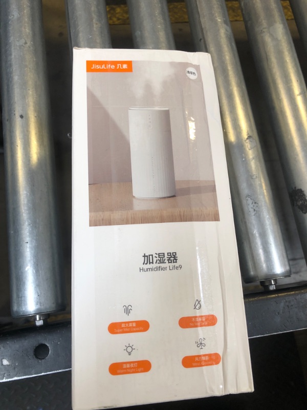 Photo 1 of JISULIFE Humidifiers for Bedroom, Dual Mist Ports 3 Speeds Small Humidifier, Rechargeable Desk Portable 8000mAh with Light, Auto Shut-Off, Cool Mist Humidifiers for Baby/Nursery/Plant Green
