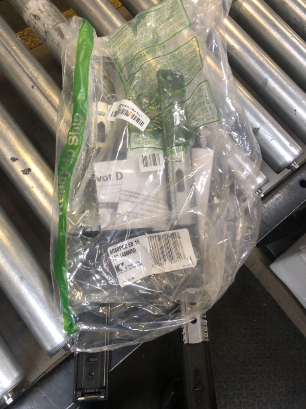 Photo 1 of KV Pivot Door Slide Hardware Inset Application Self Closing 16 1/8" Slide (Kit) Black