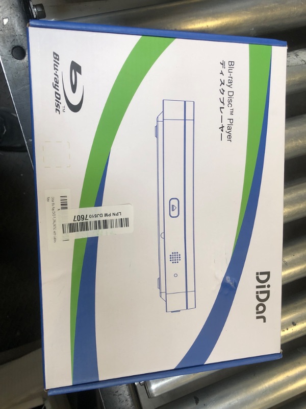 Photo 1 of Didar Blu Ray DVD Player, Ultra Mini 1080P Blue Ray Disc Player Home Theater Play All DVDs and Region A 1 Blu-Rays, Support Max 128G USB Flash Drive + HDMI/AV Output + Built-in PAL/NTSC with Cables