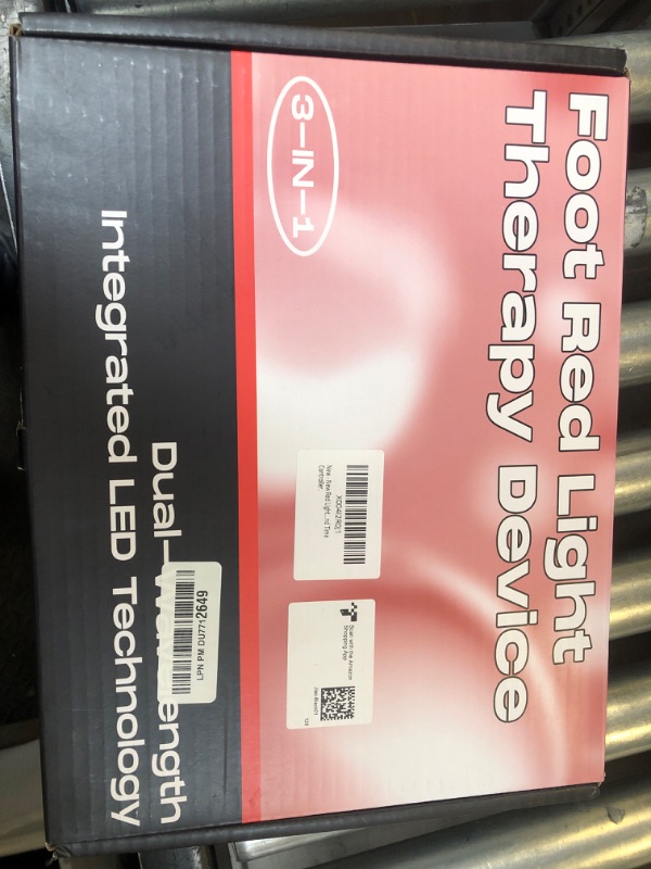 Photo 1 of New Red Light Therapy for Feet, Dual Wavelength 160 LEDs for Foot Pain Relief, Adjustable Power and Time Controller.