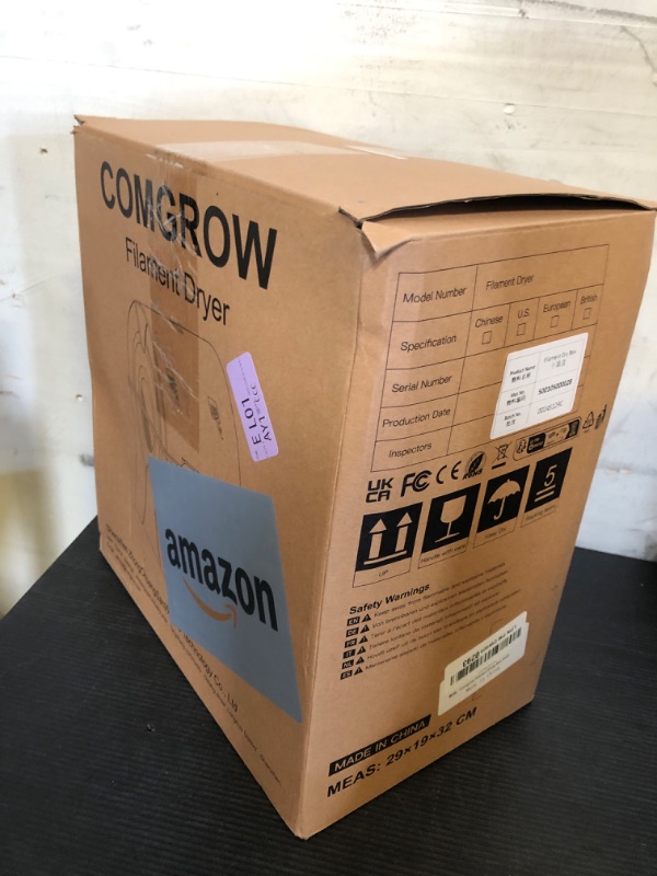 Photo 1 of Filament Dryer Box, SH02 Dry Box Filament Sealed Storage Box 3D Printer 2 Spools Holder with PTC Fast Heater, Filament Dehydrator with Touch Screen Compatible with PLA PETG TPU ABS 1.75/2.85mm