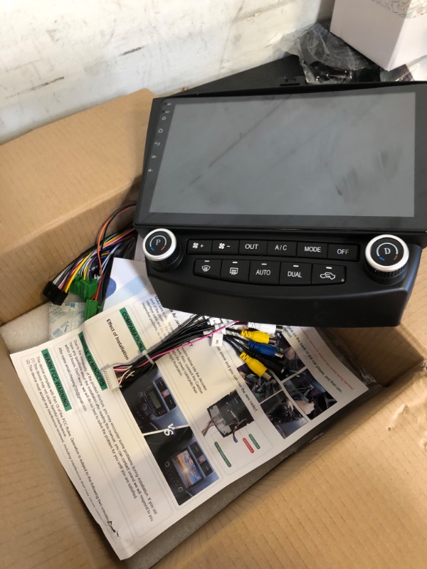 Photo 1 of for Honda Accord 2003-2007 Android Car Radio Stereo 10.1 inch Capacitive HD Touch Screen Mirror Link GPS Navigation Head Unit with WiFi Bluetooth USB FM Car Audio Steering Wheel Controls