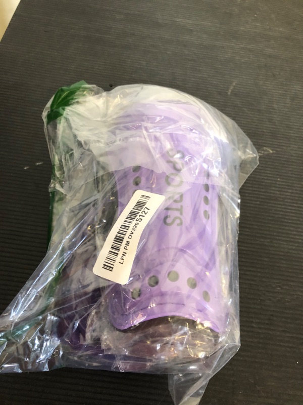 Photo 1 of Syhood Soccer Shin Guards and Socks for Toddler Kids Youth, Lightweight Soccer Shin Pads Protective Defender Gear for 3-5, 5-10, 10-15 Years Old Children Teen Boys Girls Sports Game(L Size,Purple)