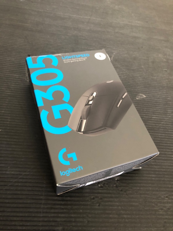 Photo 1 of Logitech G305 LIGHTSPEED Wireless Gaming Mouse, Hero 12K Sensor, 12,000 DPI, Lightweight, 6 Programmable Buttons, 250h Battery Life, On-Board Memory, PC/Mac - Black
