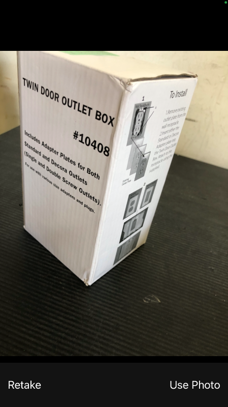 Photo 1 of Safety Innovations Twin Door Baby Safety Outlet Cover Box for Babyproofing Outlets - More Interior Space for Extra Large Electrical Plugs and Adapters - Easy to Install - Easy to Use, (1-Pack)