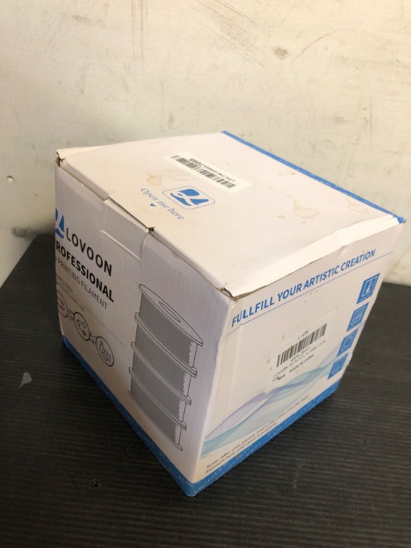 Photo 1 of LOVOON 3D PLA Filament 1.75mm Bundle, Tricolor 3D Printer Filament Bundle, Rainbow Silk PLA Filament Bundle, PLA Filament for 3D Printer 3D Pen, Dimensional Accuracy +/-0.02mm, 200g x 4 Spools