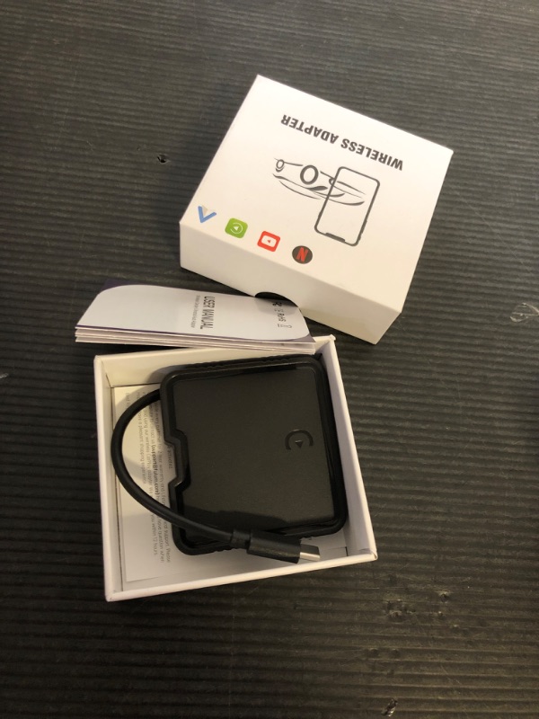 Photo 1 of Wireless CarPlay Adapter, 2025 Upgrade Support Netflix/YouTube/TF Card Plug & Play Dongle with Apple Car Play Wireless Adapter Android Auto Wireless Adapter for Cars from 2015&iPhone iOS10+