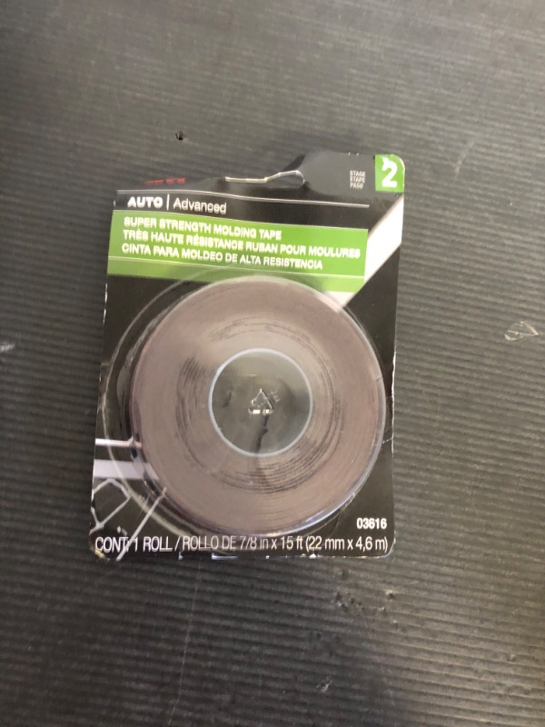 Photo 1 of 3M Super-Strength Molding Tape, 03616, 7/8 in x 15 ft, 1 Roll