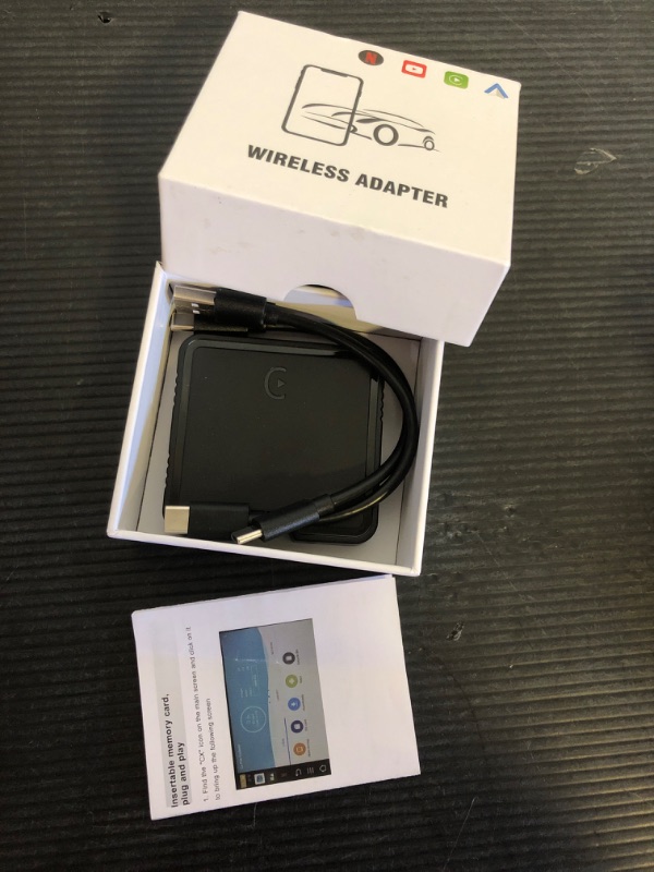 Photo 1 of Wireless CarPlay Adapter, 2025 Upgrade Support Netflix/YouTube/TF Card Plug & Play Dongle with Apple Car Play Wireless Adapter Android Auto Wireless Adapter for Cars from 2015&iPhone iOS10+