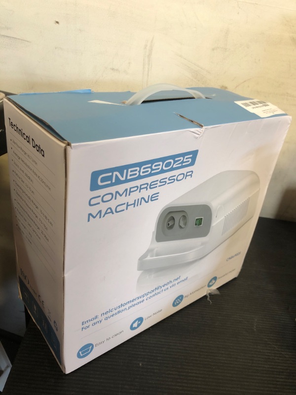 Photo 1 of Nebulizer Machine for Adults &Kids - Portable Nebulizer Machine for Breathing with Mouthpiece and Mask, Desktop Compressor Nebulizer & Jet Nebulizers Hailie Sensor NF0109