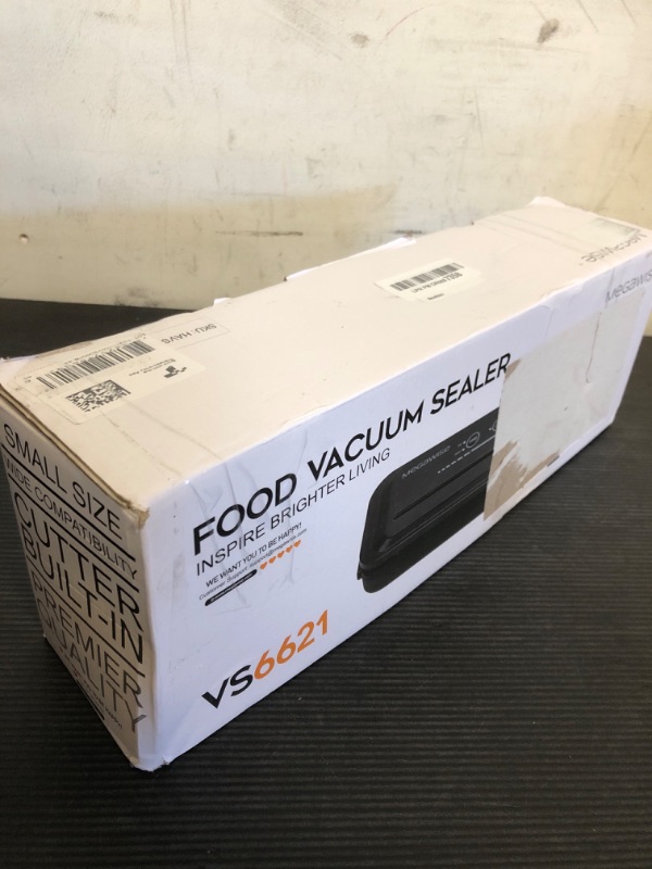 Photo 1 of MegaWise Powerful and Compact Vacuum Sealer Machine One-Touch Automatic Food Sealer