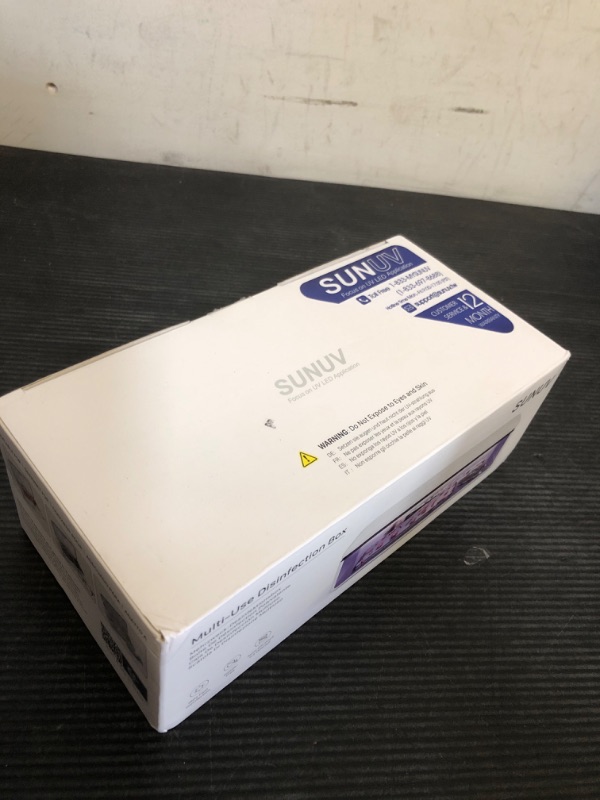 Photo 1 of UV Light Sanitizer Box, UVC Phone Sanitizer Box for Smartphone,Jewellery and Household Items