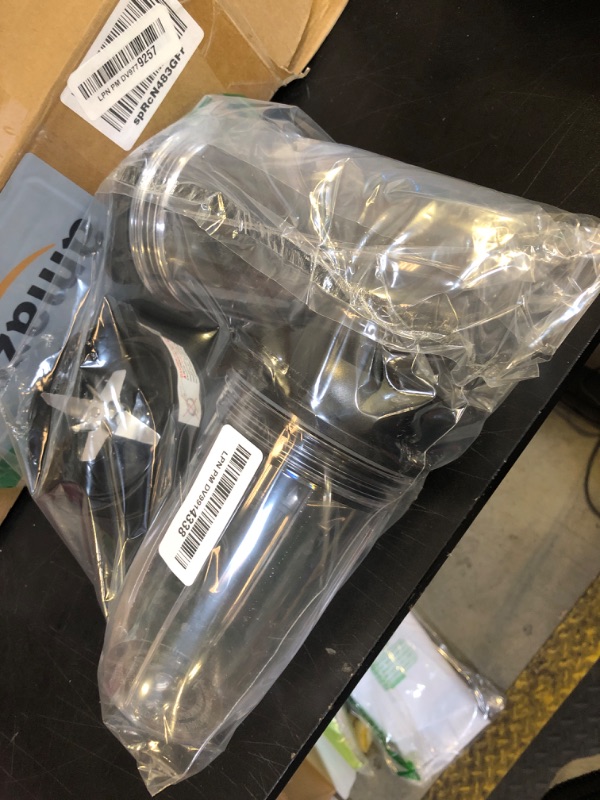 Photo 1 of Replacement extractor blade with 18oz 24oz cup and spout lid for Ninja Professional 72oz Countertop Blender Ninja Professional 1000W Blender BL610 30/BL610 BRN 30/BL611C/CO610B/CO650B