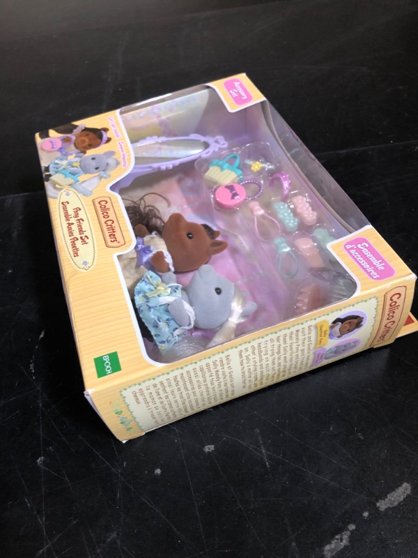 Photo 1 of Calico Critters Bella,Giselle Pony Friends Set, Dollhouse Playset with Figures and Accessories