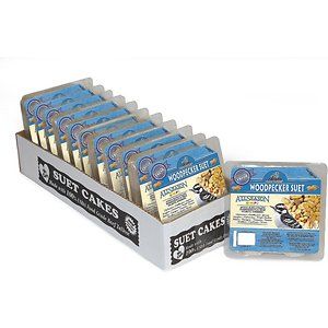 Photo 1 of Heath Woodpecker Premium Suet Cake Wild Bird Food, 10-oz, Case of 12