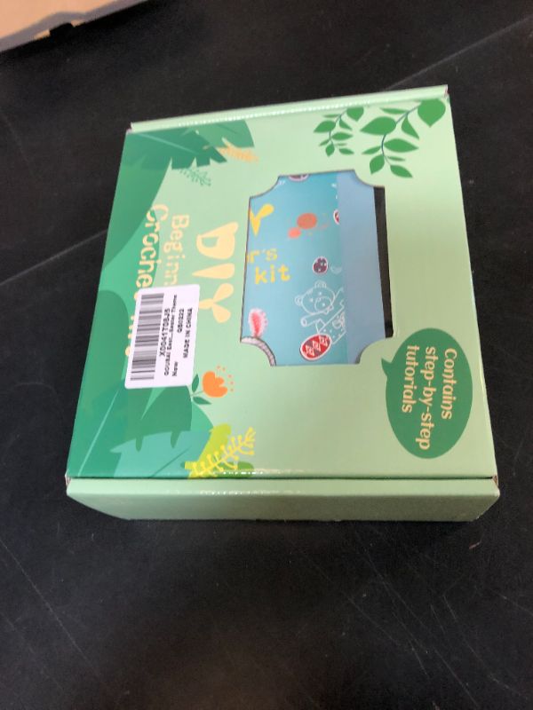 Photo 1 of QOUBAI Crochet Kit for Beginners 4Pcs Easter Egg Crochet Craft Kit for Kids Adults Easter Bunny Rabbit Egg All-in Crochet Animal Craft Kit with Step-by-Step Video Tutorial Easter Basket Stuffers Gift