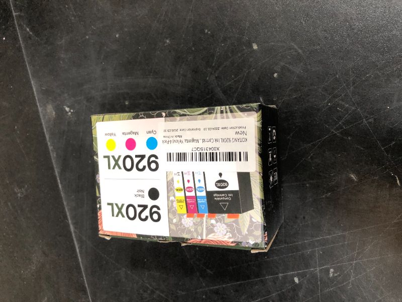 Photo 1 of 920XL Ink Cartridges Compatible for HP 920 XL Combo Pack Replacement for HP Officejet 6500 6500A 7000 7500A E709 Printer 4-Pack (Black, Cyan, Magenta, Yellow)