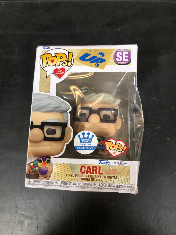 Photo 1 of Funko Pop! Disney! Up Pop with Purpose Carl with Kevins Special Edition, 4 pouces, FUN12345