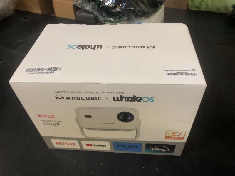 Photo 1 of [Netflix Licensed] 4K Projector with Wifi and Bluetooth, Built-in Android 13, Smart 1080P Projector, Auto Focus&Auto Keystone Correction with Voice Control Movie Projector for HomeTheater/Outdoor